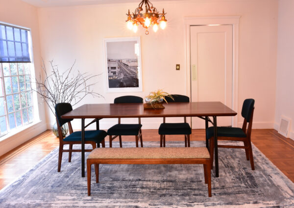 Dining room table and chairs