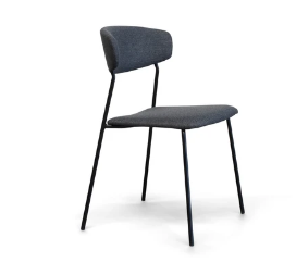 Grey mid century modern chair