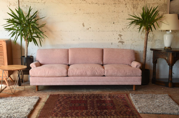 Pink Custom Pixley Sofa